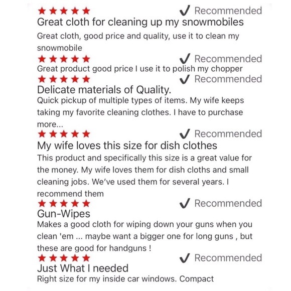 3/$15 NEW Microfiber Towels Cleaning Cloths 12”x 12”, SET OF 4, Different Colors - Picture 7 of 16